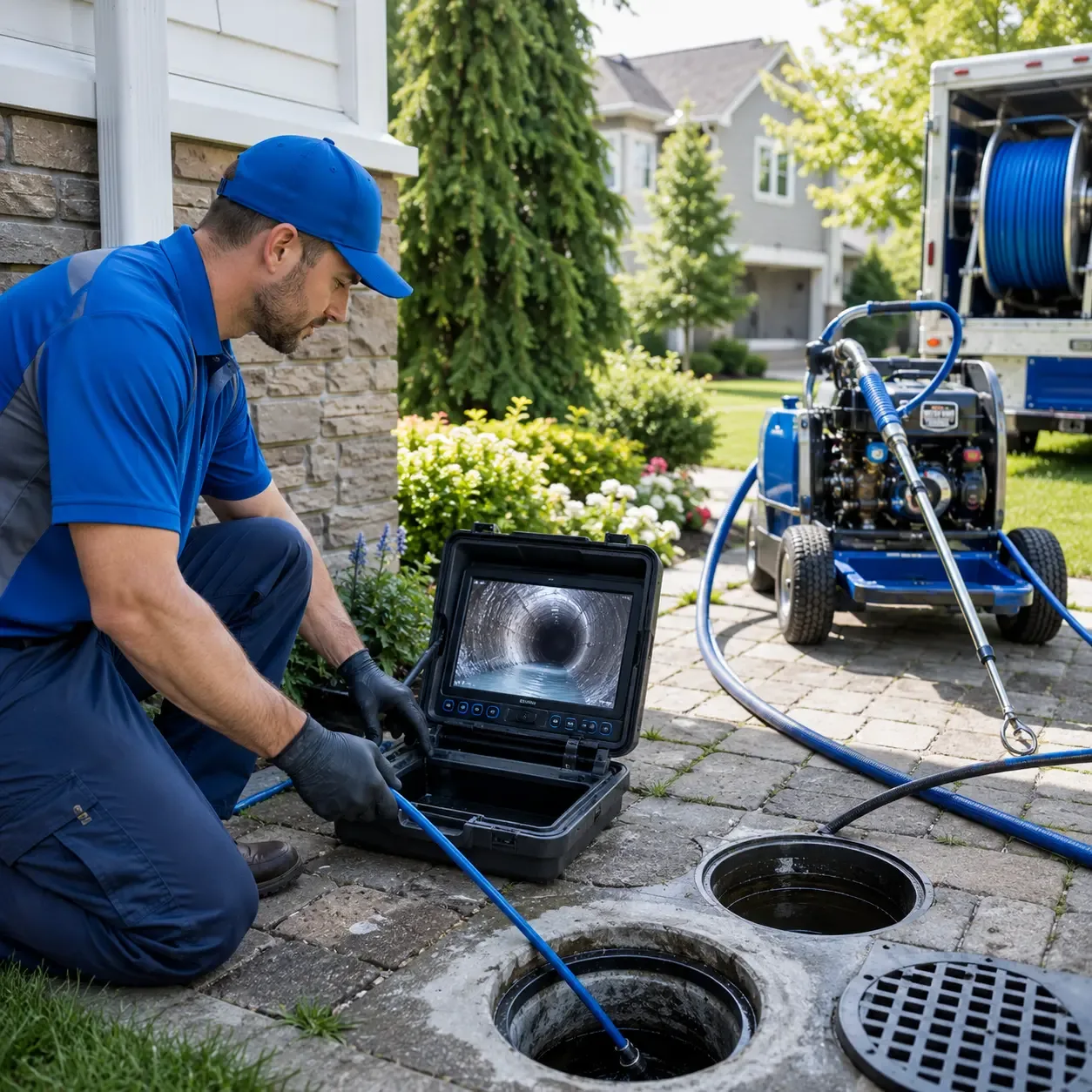 Outdoor drain cleaning professionals serving Libertyville, IL