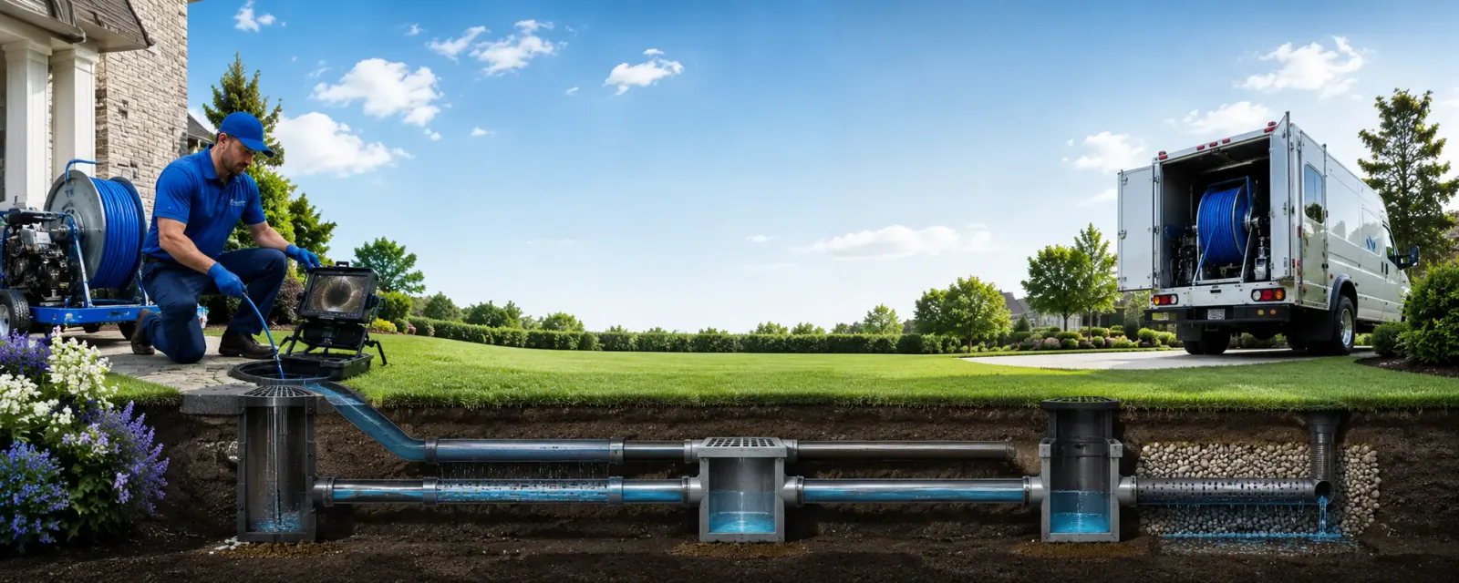 Outdoor drain cleaning information for Libertyville, IL